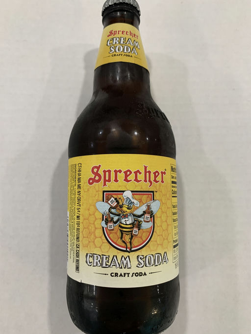 Sprecher Cream Soda bottle
