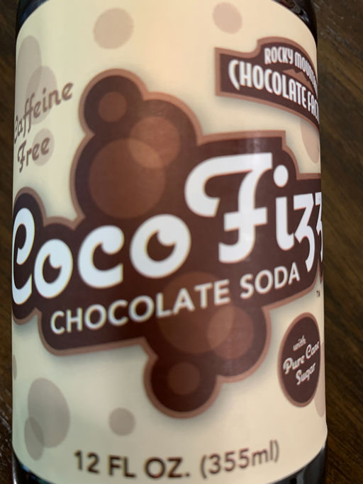 Coco Fizz - Chocolate Soda bottle