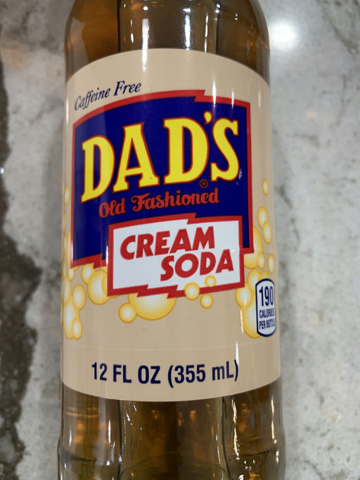 Dad's Old Fashion Cream Soda bottle