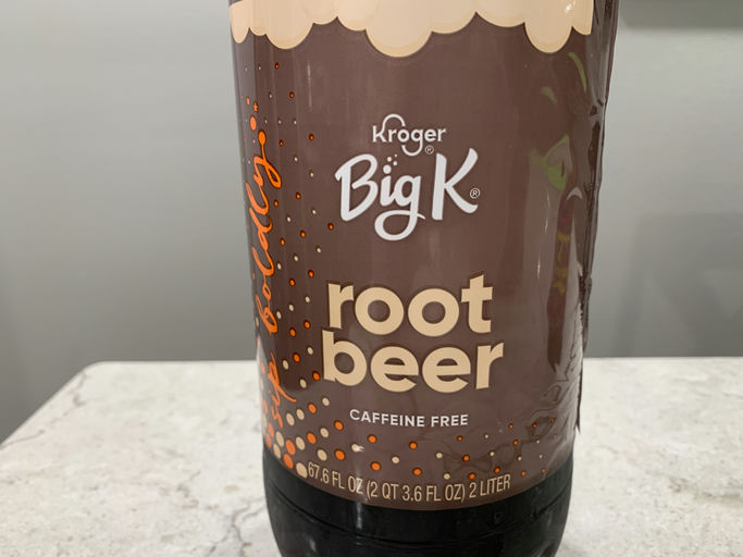 Kroger Big K Root Beer bottle