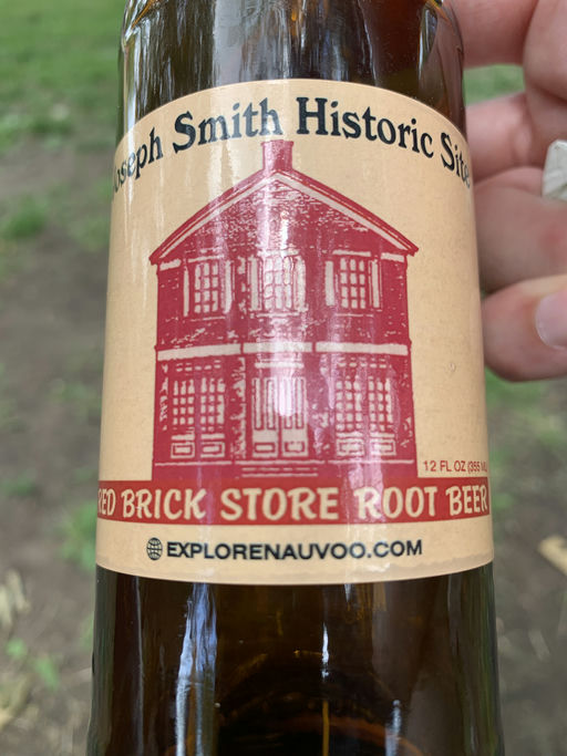 Red Brick Store Root Beer bottle