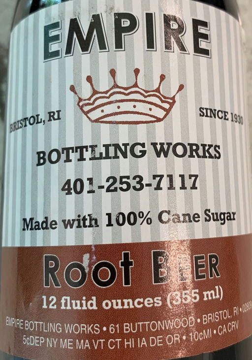 Empire Root Beer bottle
