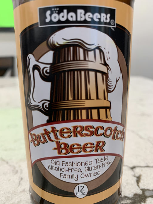 SodaBeers Butterscotch Beer bottle