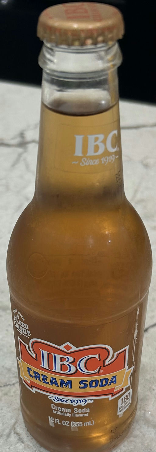 IBC Cream Soda bottle
