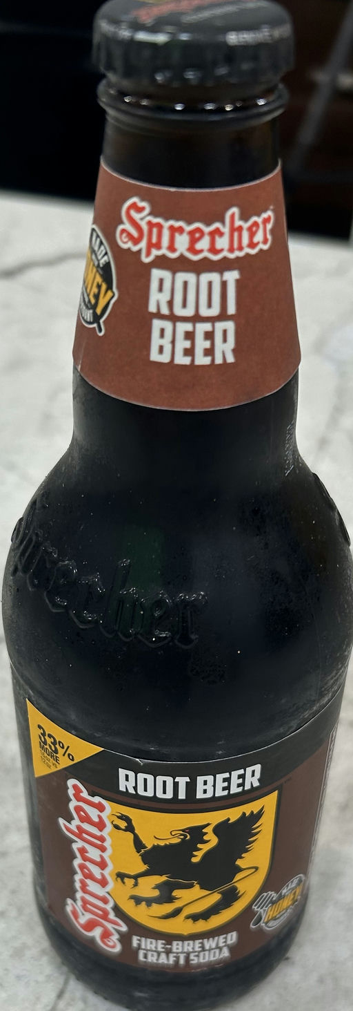 Sprecher Fire Brewed Root Beer bottle