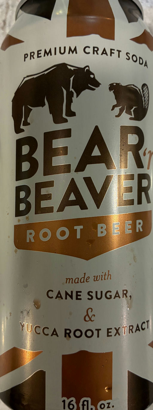 Bear Beaver Root Beer bottle