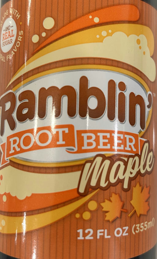 Ramblin Root Beer Maple bottle