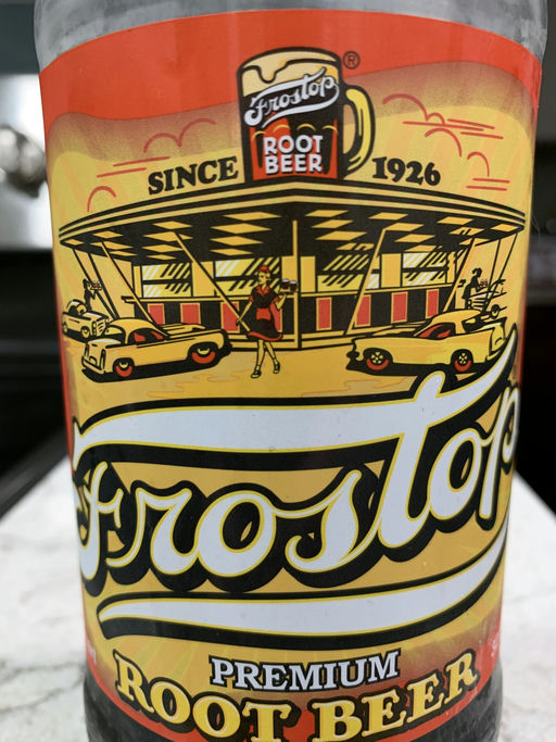 Frostop Root Beer bottle