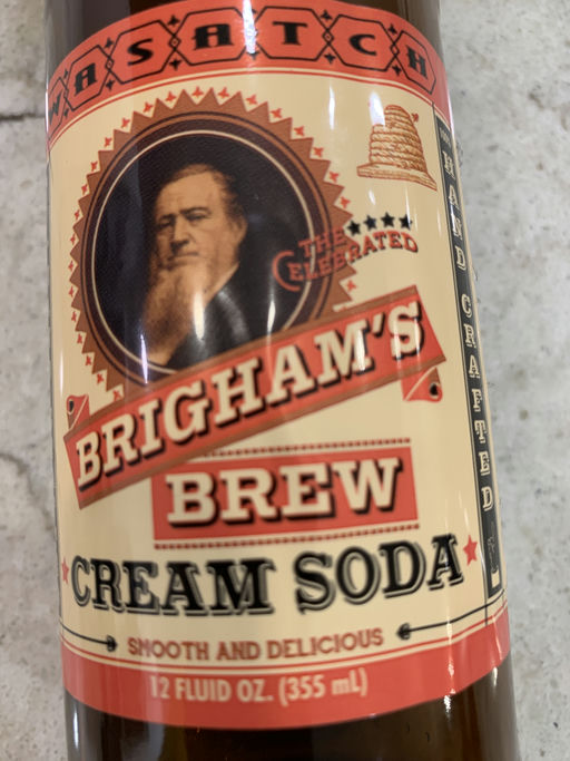 Brigham's Brew Cream Soda bottle