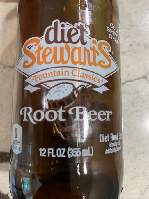 Stewarts Diet Root Beer bottle