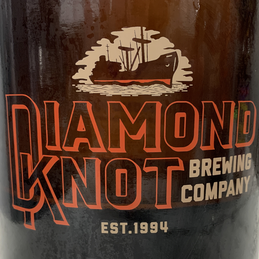 Diamond Knot Root Beer bottle